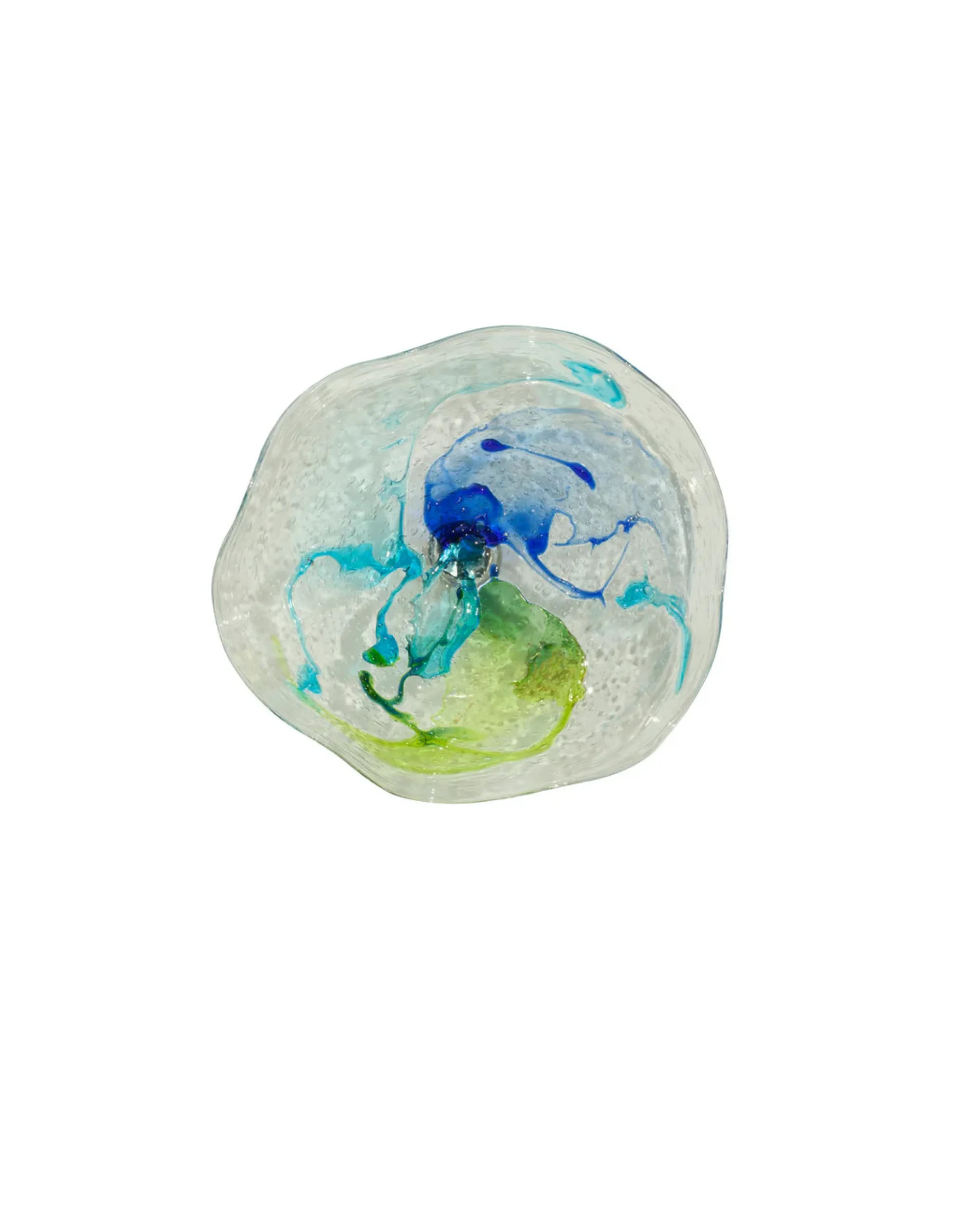 Viz Glass Seaside Splash, Small: Watercolor Wall Art (Item 7534SIR)