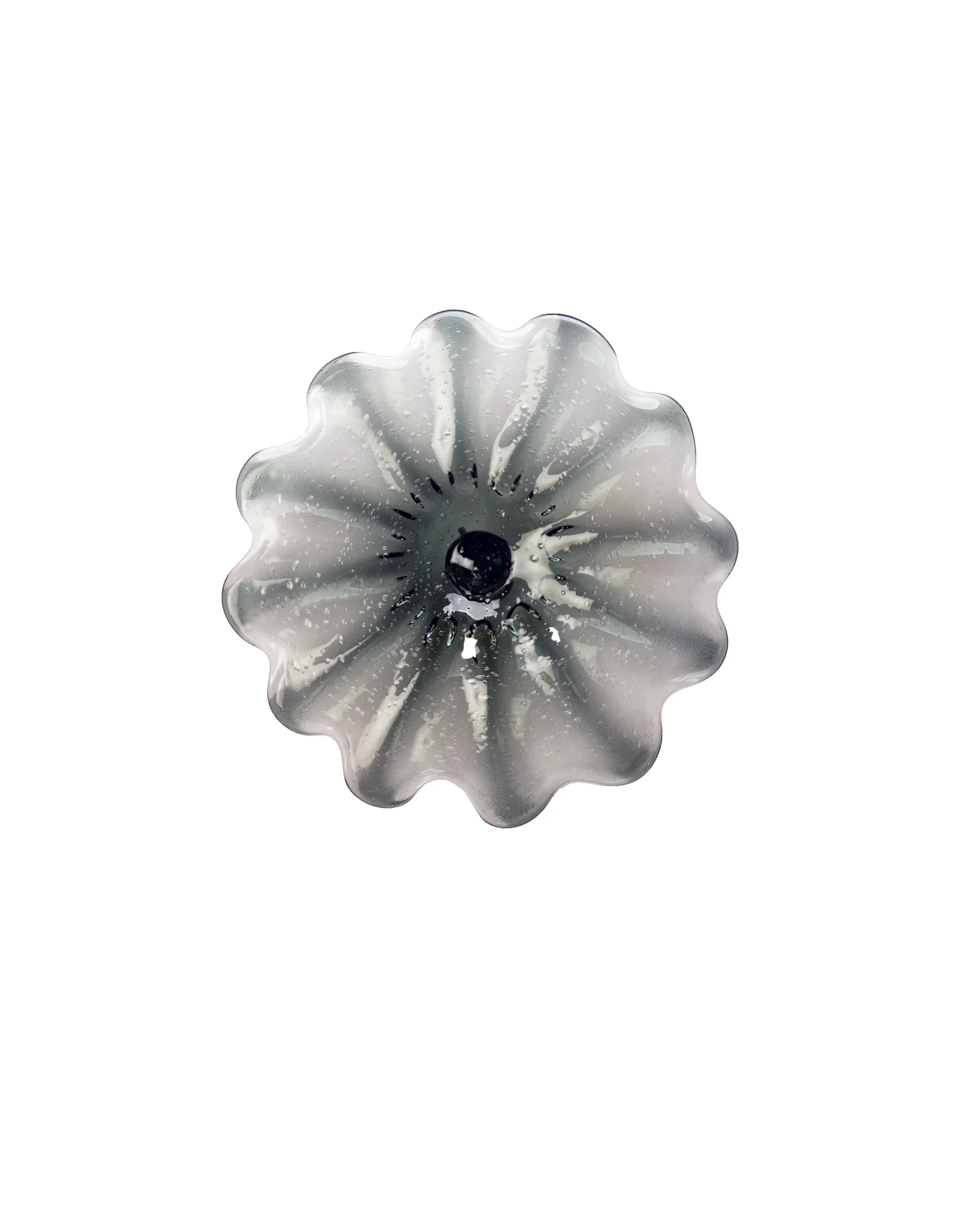 Viz Glass Silver Mist, Small: Bubble Blast Wall Art (Item# 6310SIR)