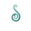 Viz Glass 8004SIR Double Fern Swirls Wall Décor - Natural Elegance - Small