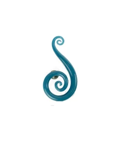 Viz Glass 8003SIR Double Fern Swirls Wall Décor - Natural Elegance - Small
