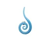 Viz Glass 8051SIR Fern Swirls Wall Décor - Natural Elegance - Small