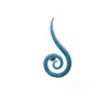 Viz Glass 8053SIR Fern Swirls Wall Décor - Natural Elegance - Small