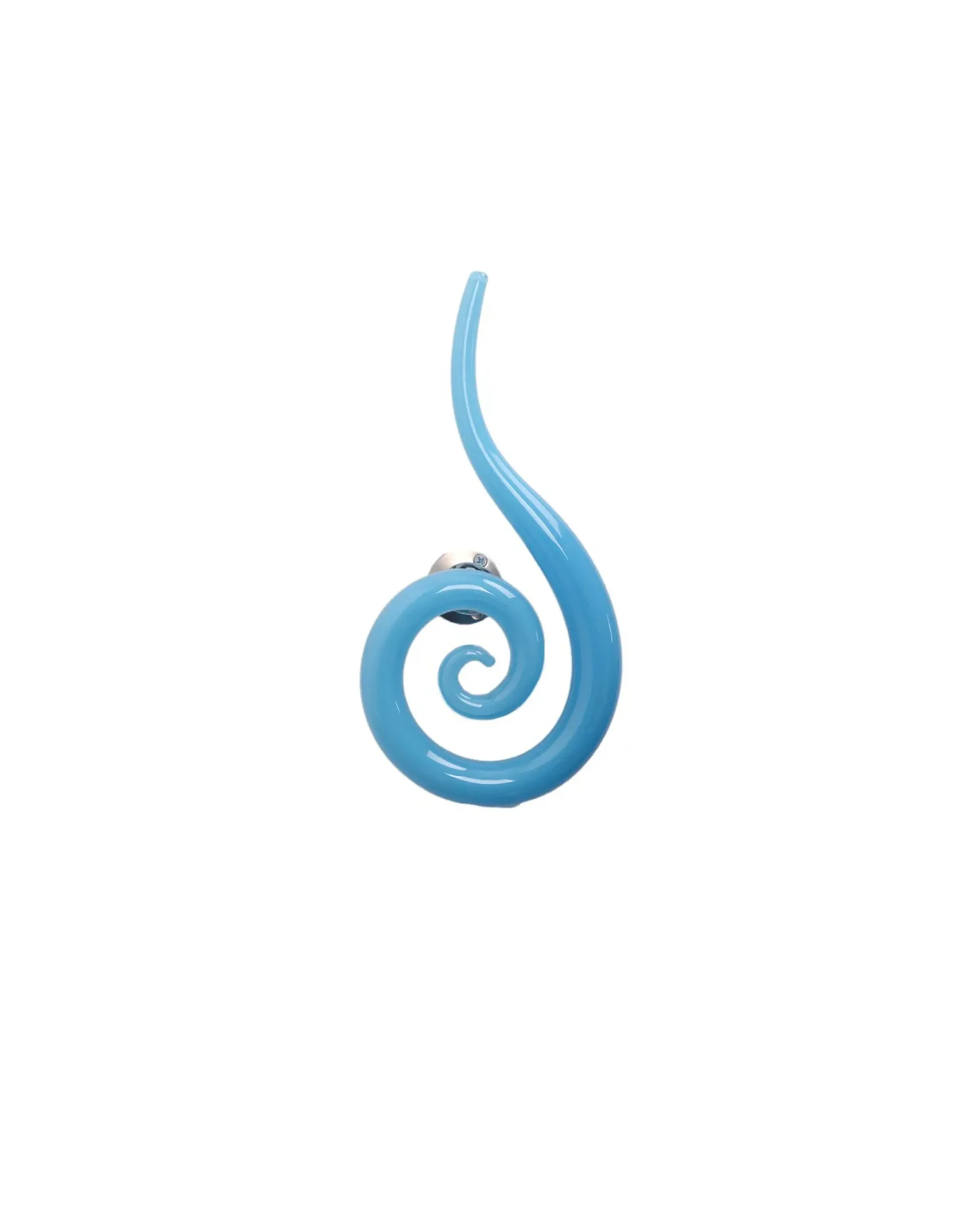 Viz Glass 8051SIR Fern Swirls Wall Décor - Natural Elegance - Small