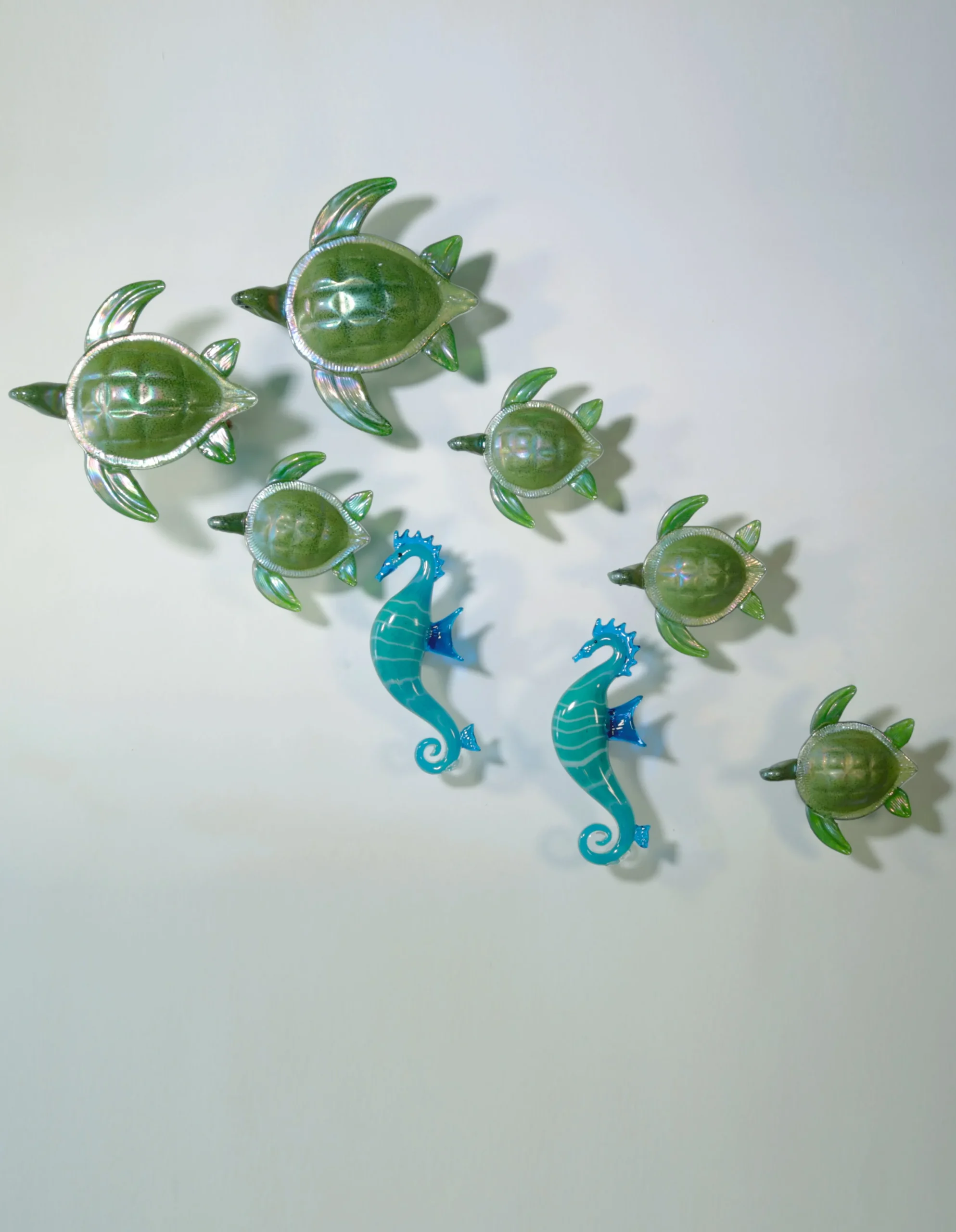 Viz Glass 7823SIR Tropical Sea Turtle Wall Art