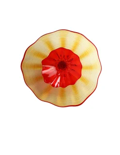 Viz Glass Sunburst Radiance: Classic Murano Double Wall Art (Item #4755NABIR)