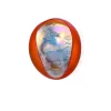Viz Glass Sun-Kissed Ocean River Stone Wall Art (Item 7117SIR)