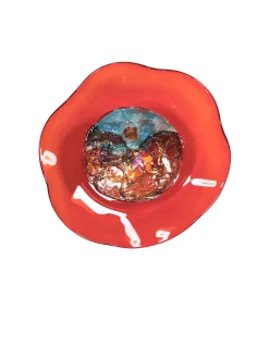 Viz Glass Sunset Blaze, Large: Jewel Wall Art (Item# 7602BIR)