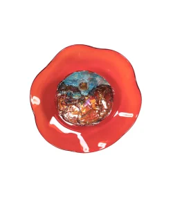 Viz Glass Sunset Blaze, Medium: Jewel Wall (Item# 7602MIR)