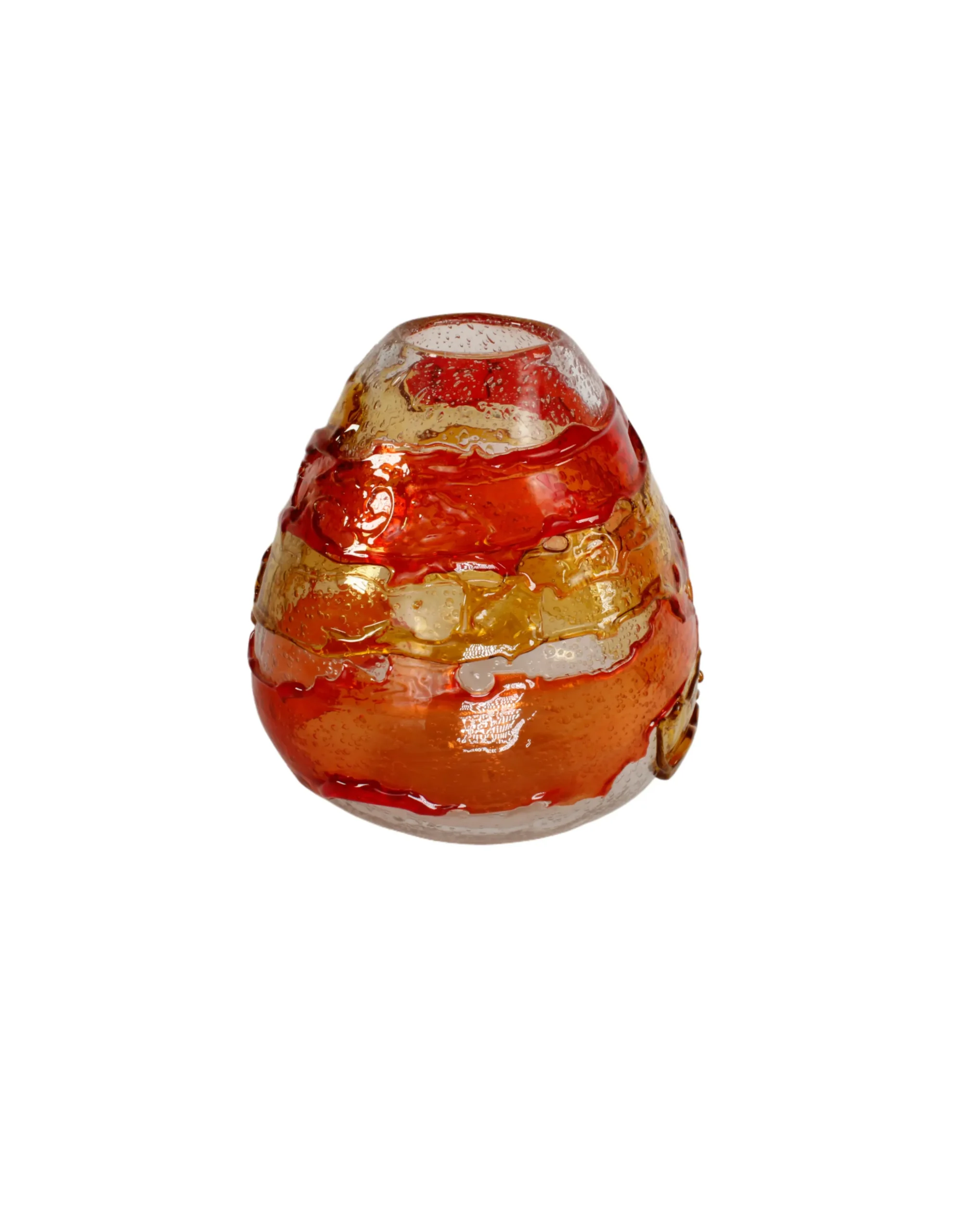 Viz Glass Sunset Glow - Handblown Art Glass Vase (Item #8016)