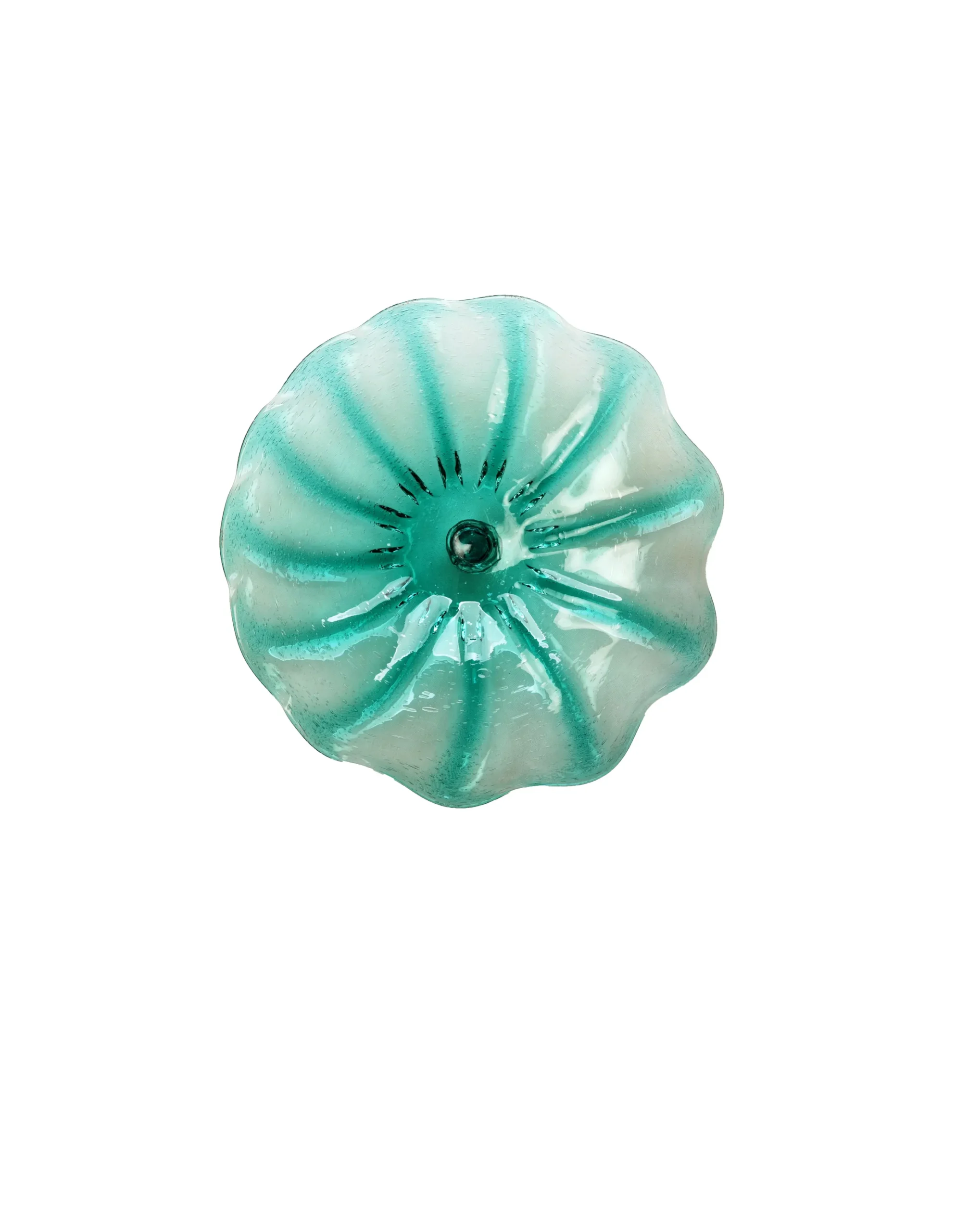 Viz Glass Teal Breeze, Small: Bubble Blast Wall Art (Item# 6312SIR)
