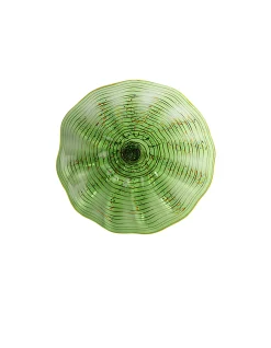Viz Glass Verdant Spiral, Medium: Classic Murano Wall Art (Item #4134MIR)